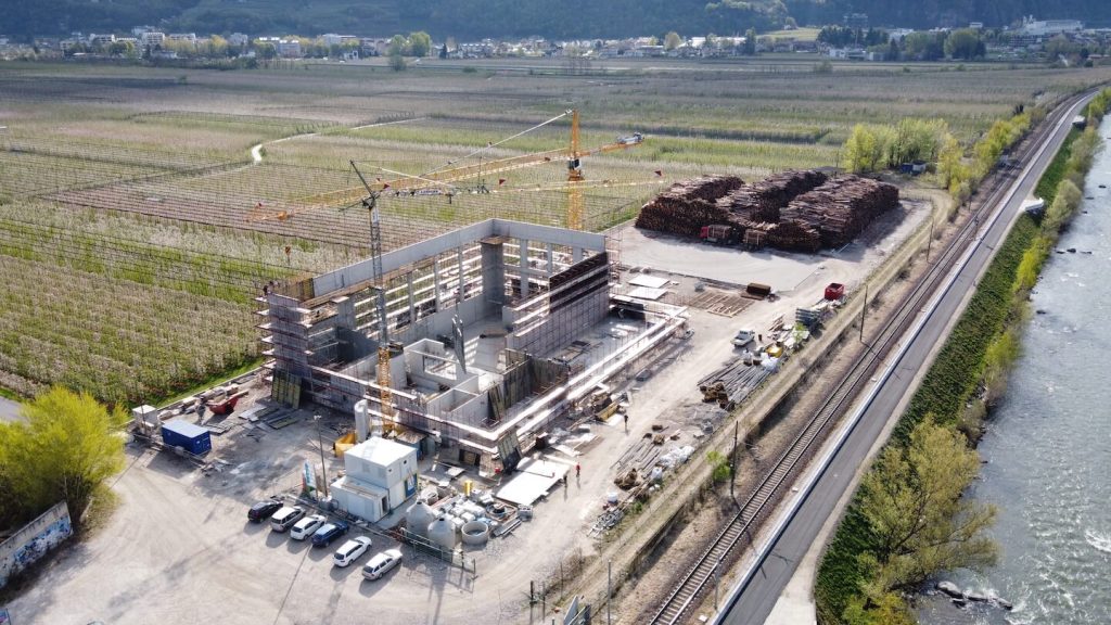 Costruzione del nuovo teleriscaldamento di Merano - Lagundo